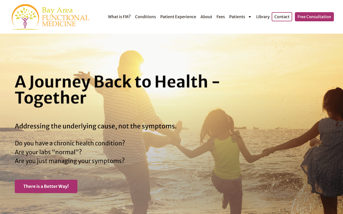 San Jose Functional Medicine home page